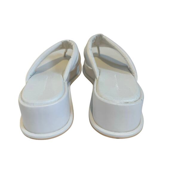 Princess Polly White Pump It Up Platform Sandals Size 9 - Picture 7 of 9